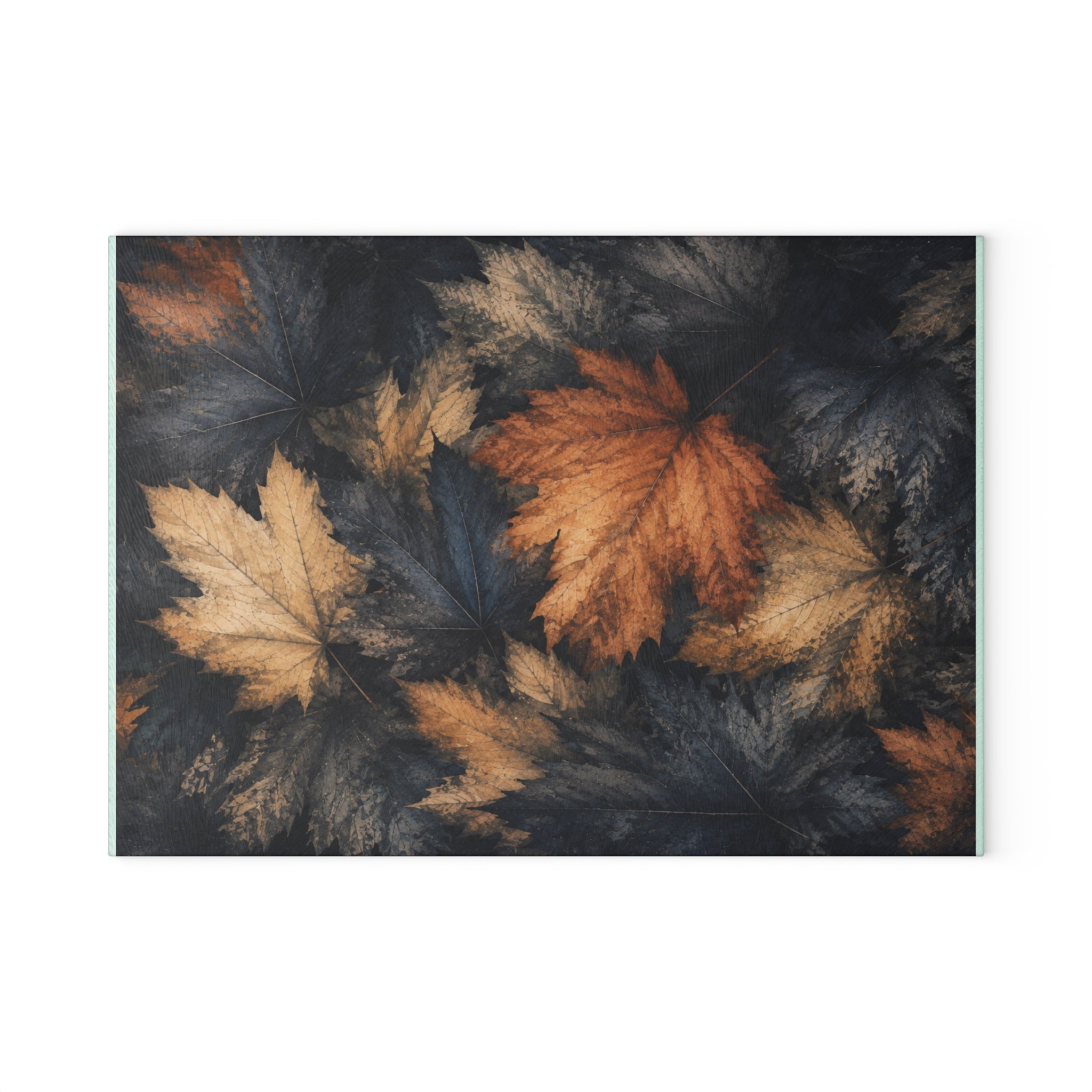 Glass Cutting Board- Vermont Fall Maple