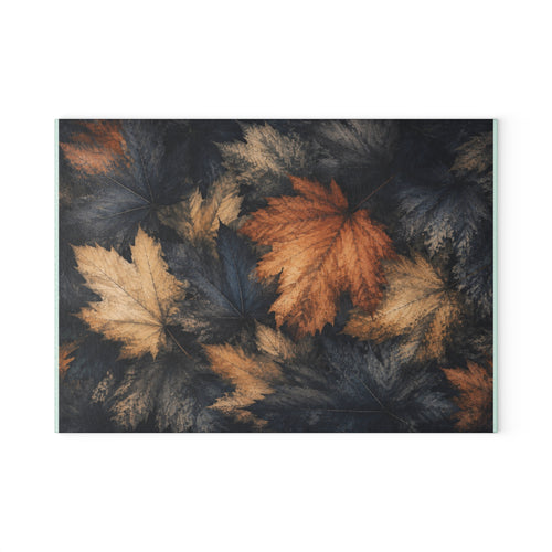 Glass Cutting Board- Vermont Fall Maple