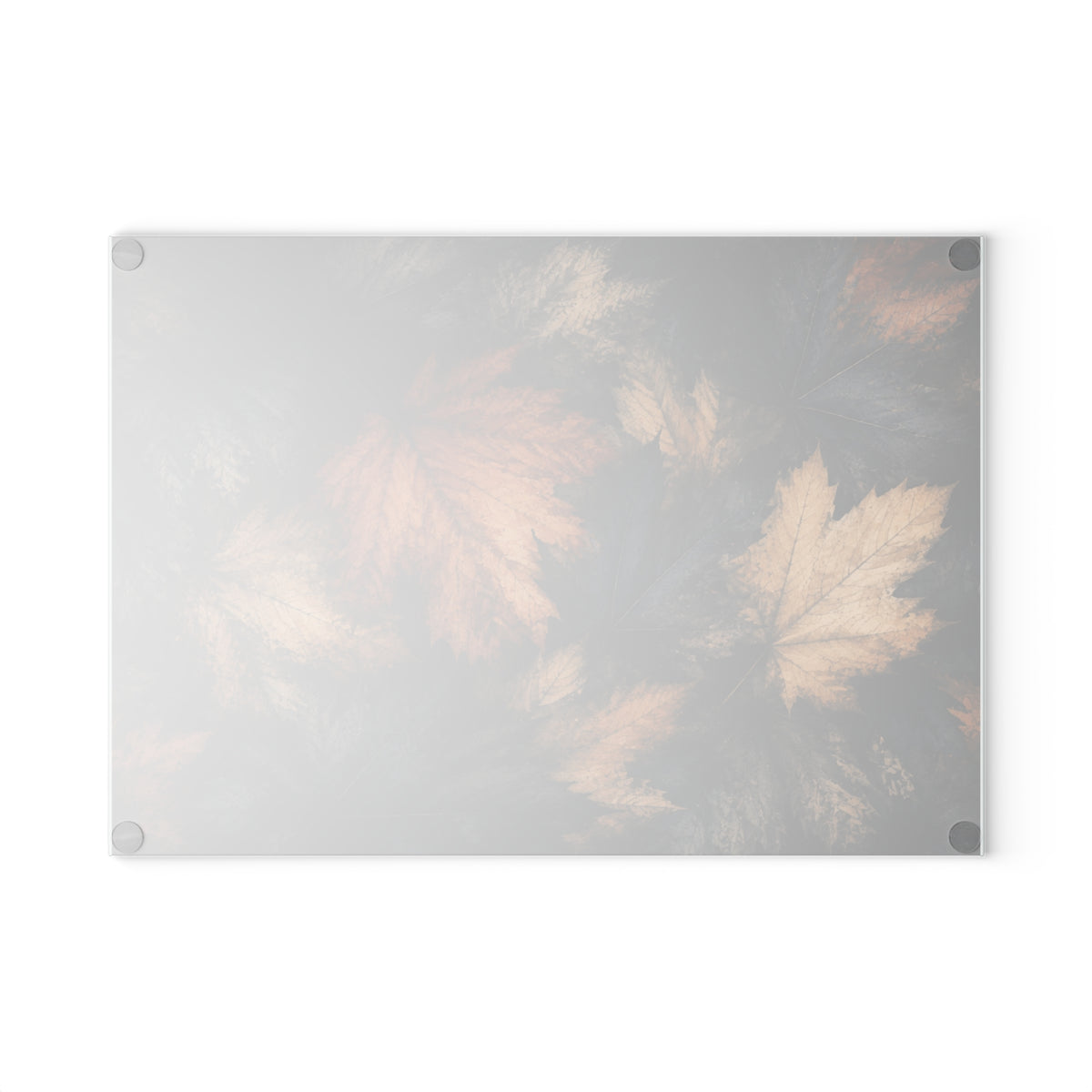 Glass Cutting Board- Vermont Fall Maple