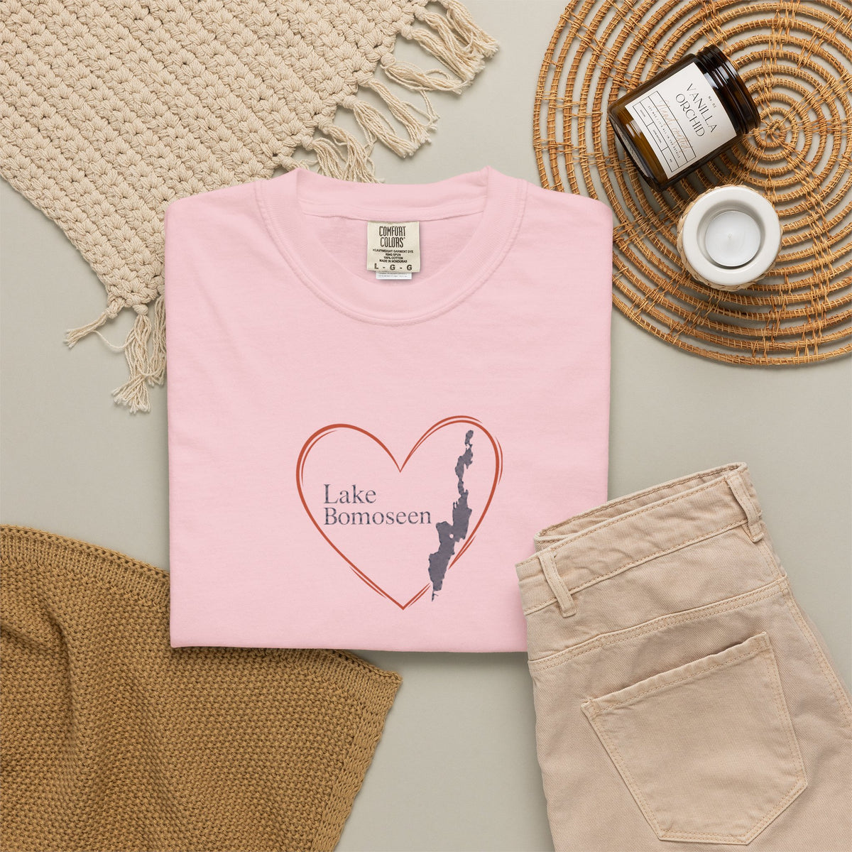 Lake Bomoseen Heart T-Shirt