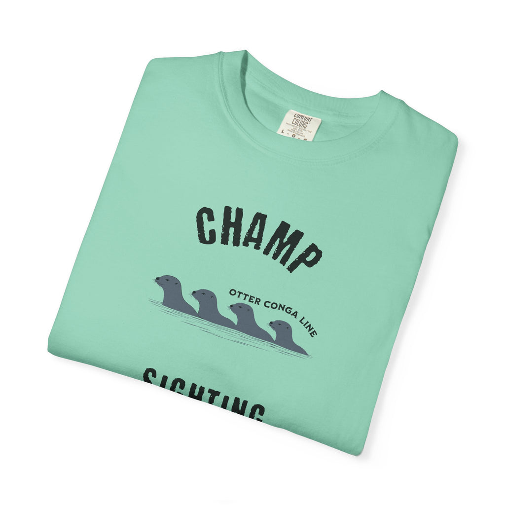 Champ Sighting T-Shirt | Lake Champlain Vermont Otters | Funny Vermont Lake Monster Shirt | Comfort Colors Unisex Graphic Tee