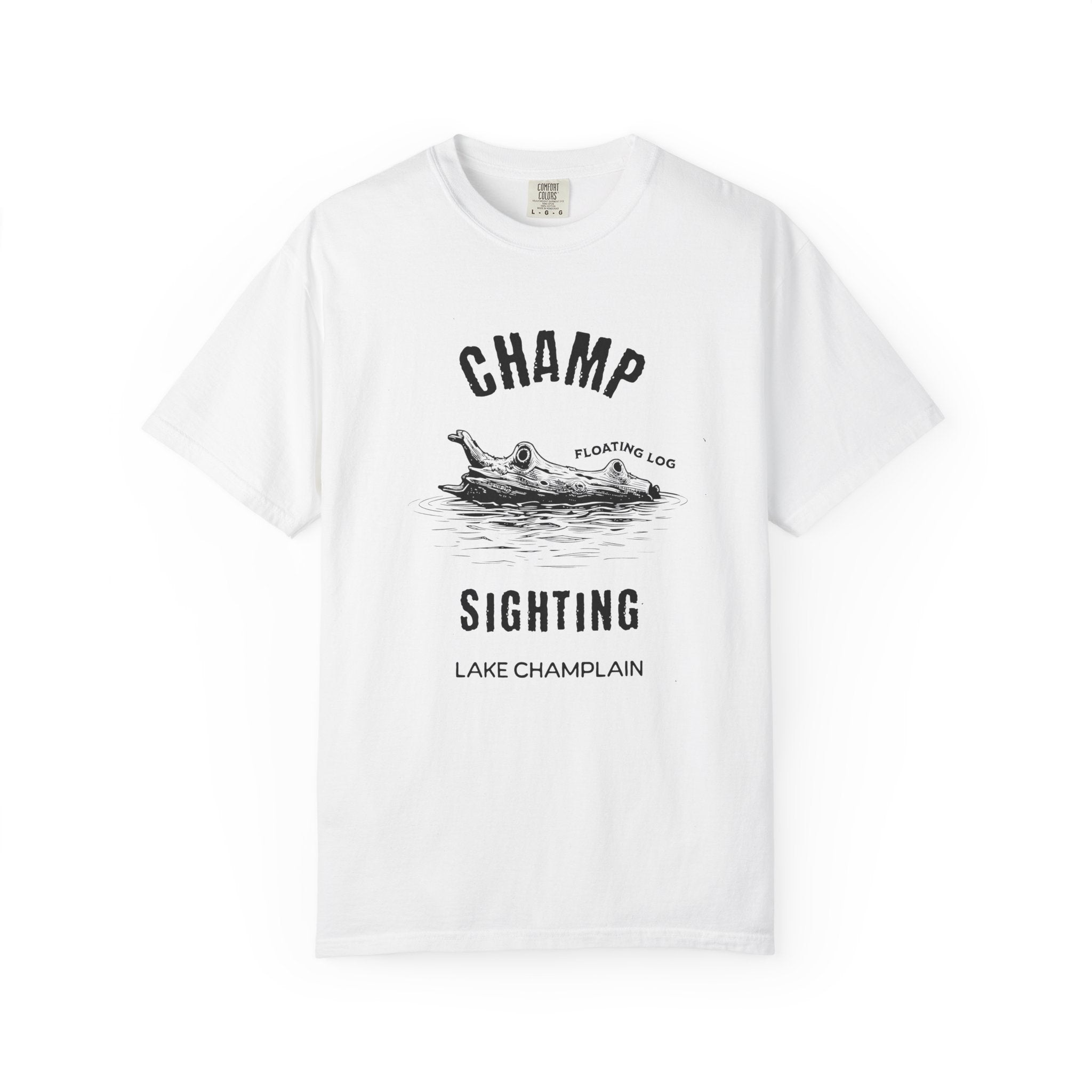 Champ Sighting T-Shirt | Lake Champlain Vermont Cryptid Tee | Funny Vermont Lake Monster Shirt | Comfort Colors Unisex Graphic Tee