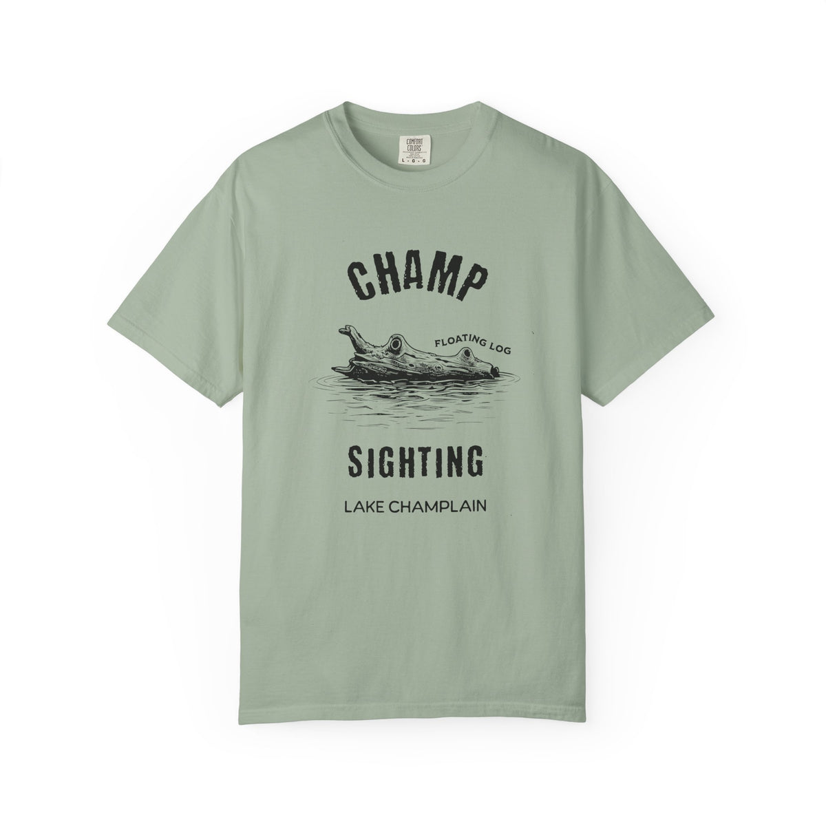 Champ Sighting T-Shirt | Lake Champlain Vermont Cryptid Tee | Funny Vermont Lake Monster Shirt | Comfort Colors Unisex Graphic Tee
