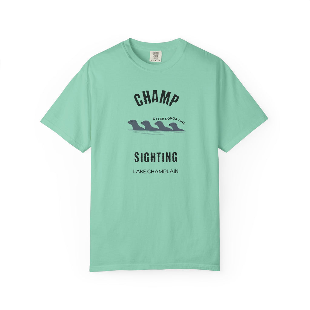 Champ Sighting T-Shirt | Lake Champlain Vermont Otters | Funny Vermont Lake Monster Shirt | Comfort Colors Unisex Graphic Tee