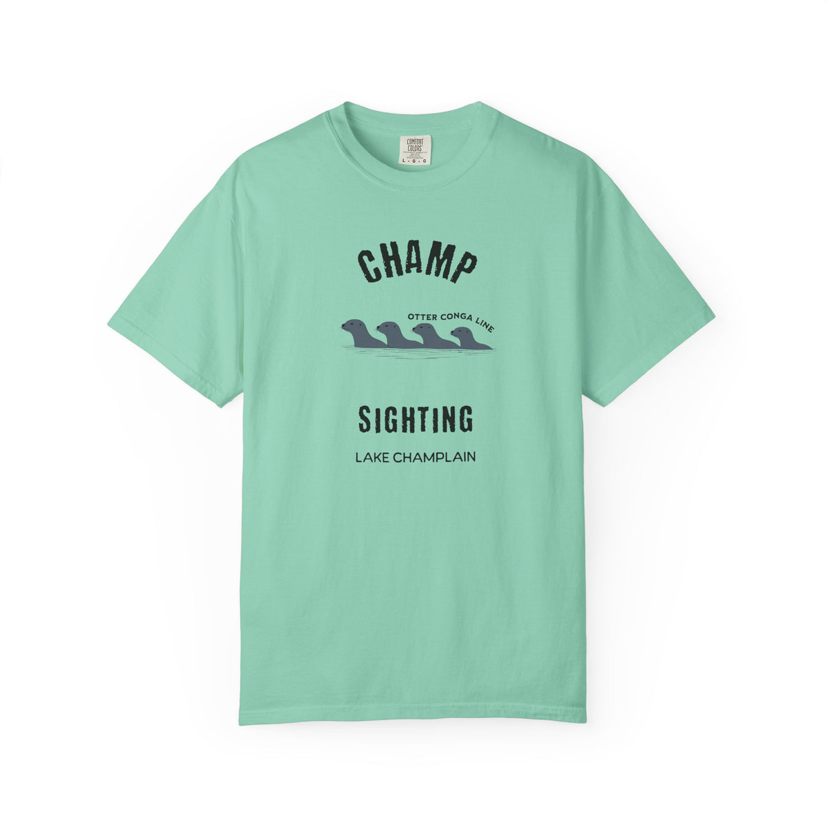 Champ Sighting T-Shirt | Lake Champlain Vermont Otters | Funny Vermont Lake Monster Shirt | Comfort Colors Unisex Graphic Tee