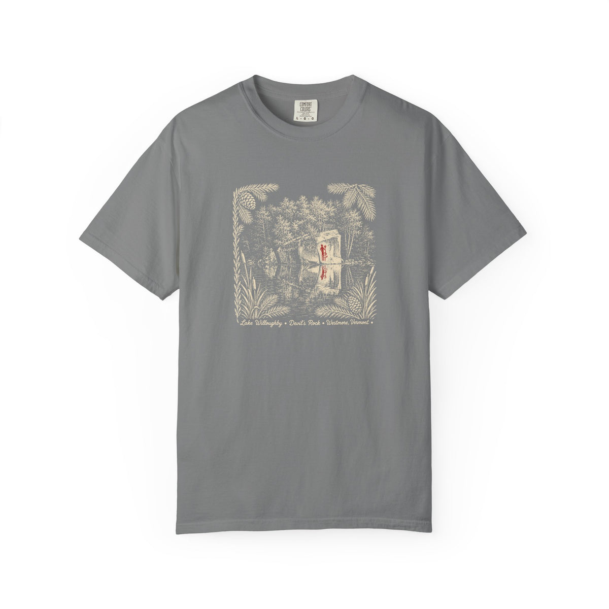 Lake Willoughby  Graphic T-Shirt — 'Devil's Rock' Nautical Tee