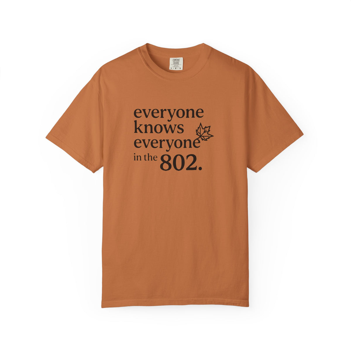 Everyone Knows Everyone in the 802 Vermont Area Code T-Shirt