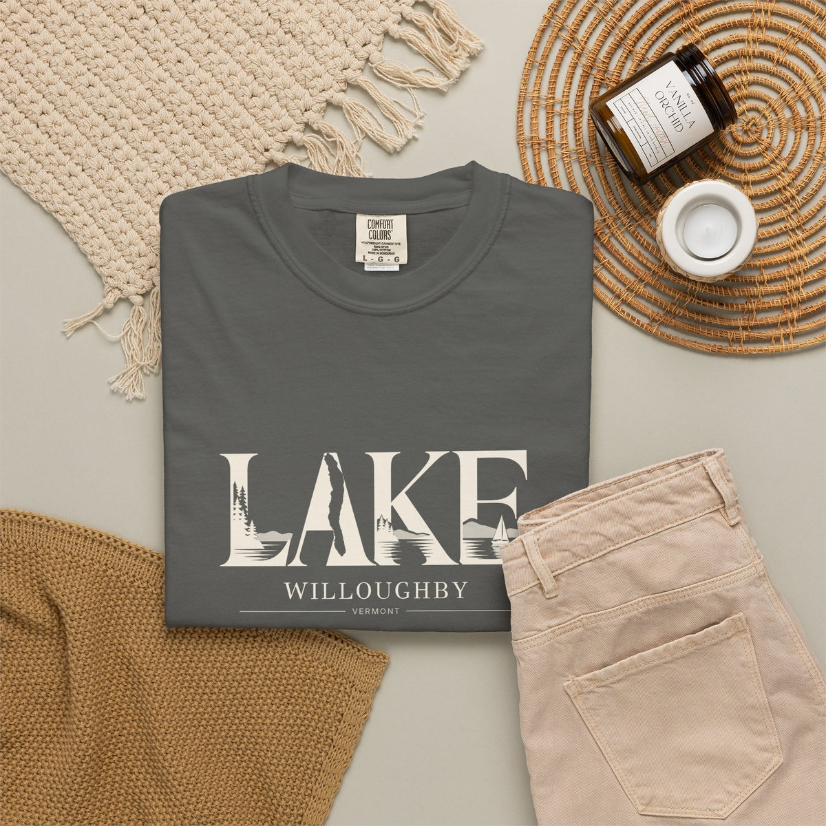 Lake Willoughby Wordmark T-Shirt