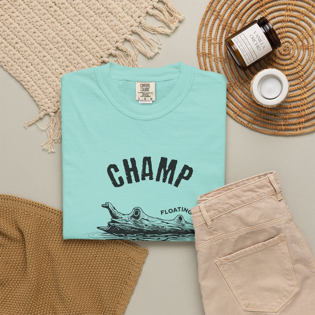 Champ Sighting T-Shirt | Lake Champlain Vermont Cryptid Tee | Funny Vermont Lake Monster Shirt | Comfort Colors Unisex Graphic Tee