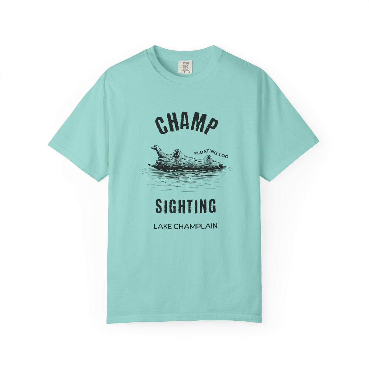 Champ Sighting T-Shirt | Lake Champlain Vermont Cryptid Tee | Funny Vermont Lake Monster Shirt | Comfort Colors Unisex Graphic Tee