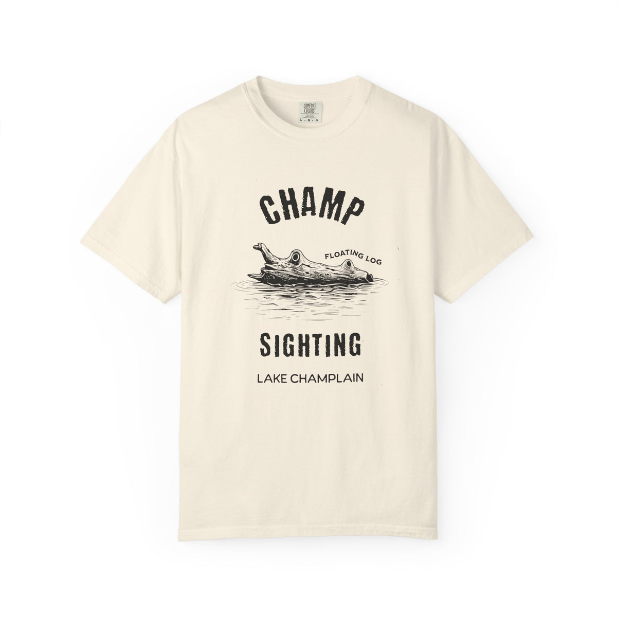 Champ Sighting T-Shirt | Lake Champlain Vermont Cryptid Tee | Funny Vermont Lake Monster Shirt | Comfort Colors Unisex Graphic Tee