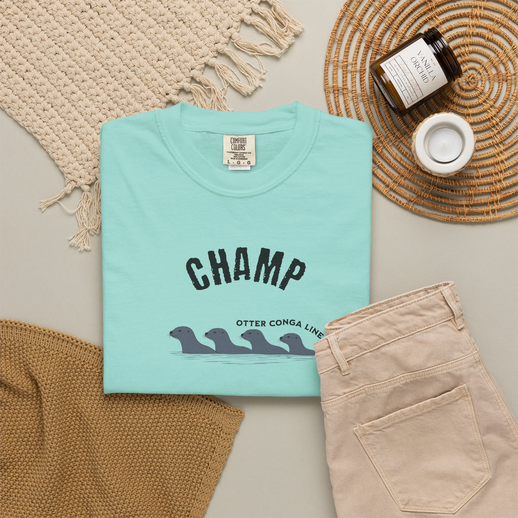 Champ Sighting T-Shirt | Lake Champlain Vermont Otters | Funny Vermont Lake Monster Shirt | Comfort Colors Unisex Graphic Tee