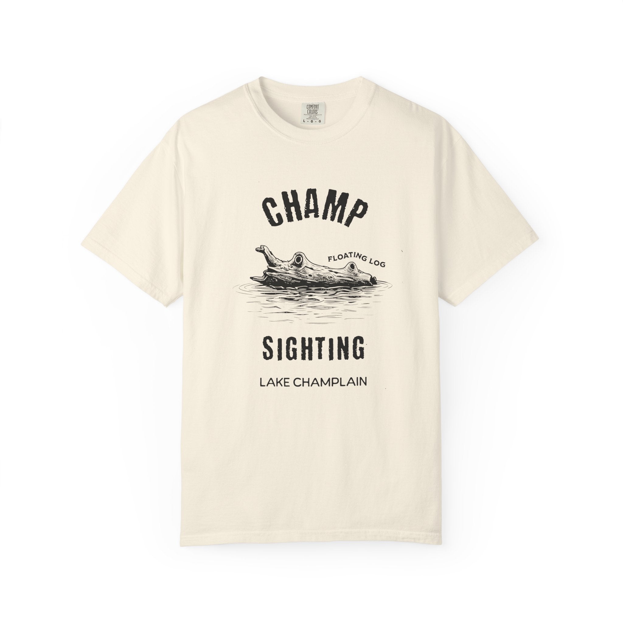 Champ Sighting T-Shirt | Lake Champlain Vermont Cryptid Tee | Funny Vermont Lake Monster Shirt | Comfort Colors Unisex Graphic Tee