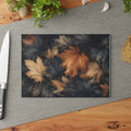 Glass Cutting Board- Vermont Fall Maple