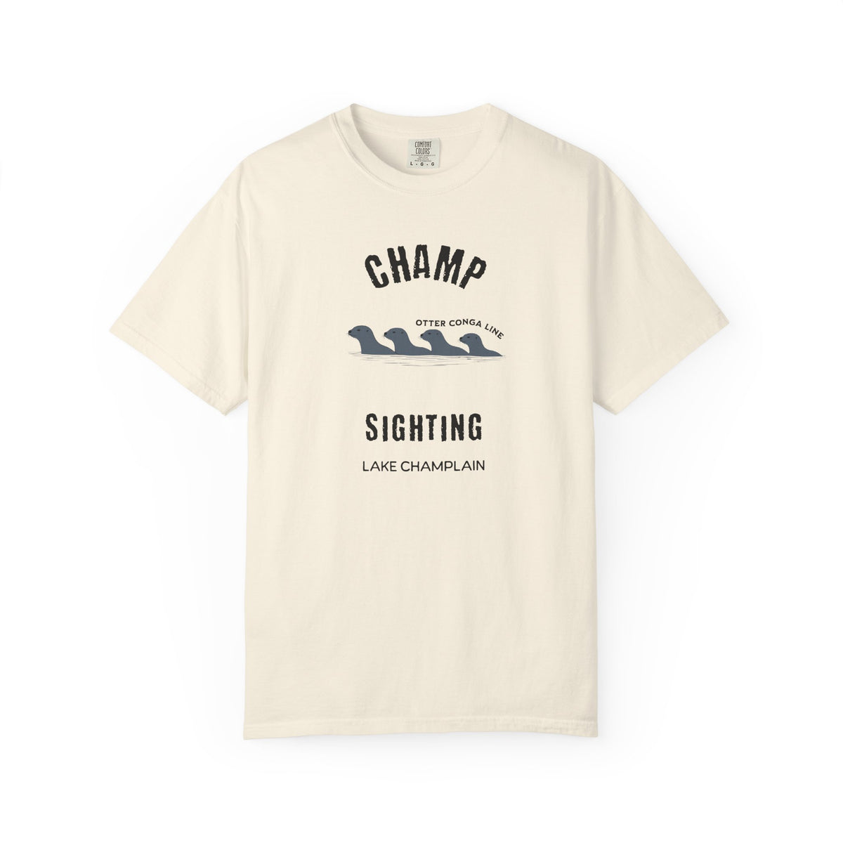 Champ Sighting T-Shirt | Lake Champlain Vermont Otters | Funny Vermont Lake Monster Shirt | Comfort Colors Unisex Graphic Tee