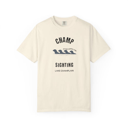 Champ Sighting T-Shirt | Lake Champlain Vermont Otters | Funny Vermont Lake Monster Shirt | Comfort Colors Unisex Graphic Tee