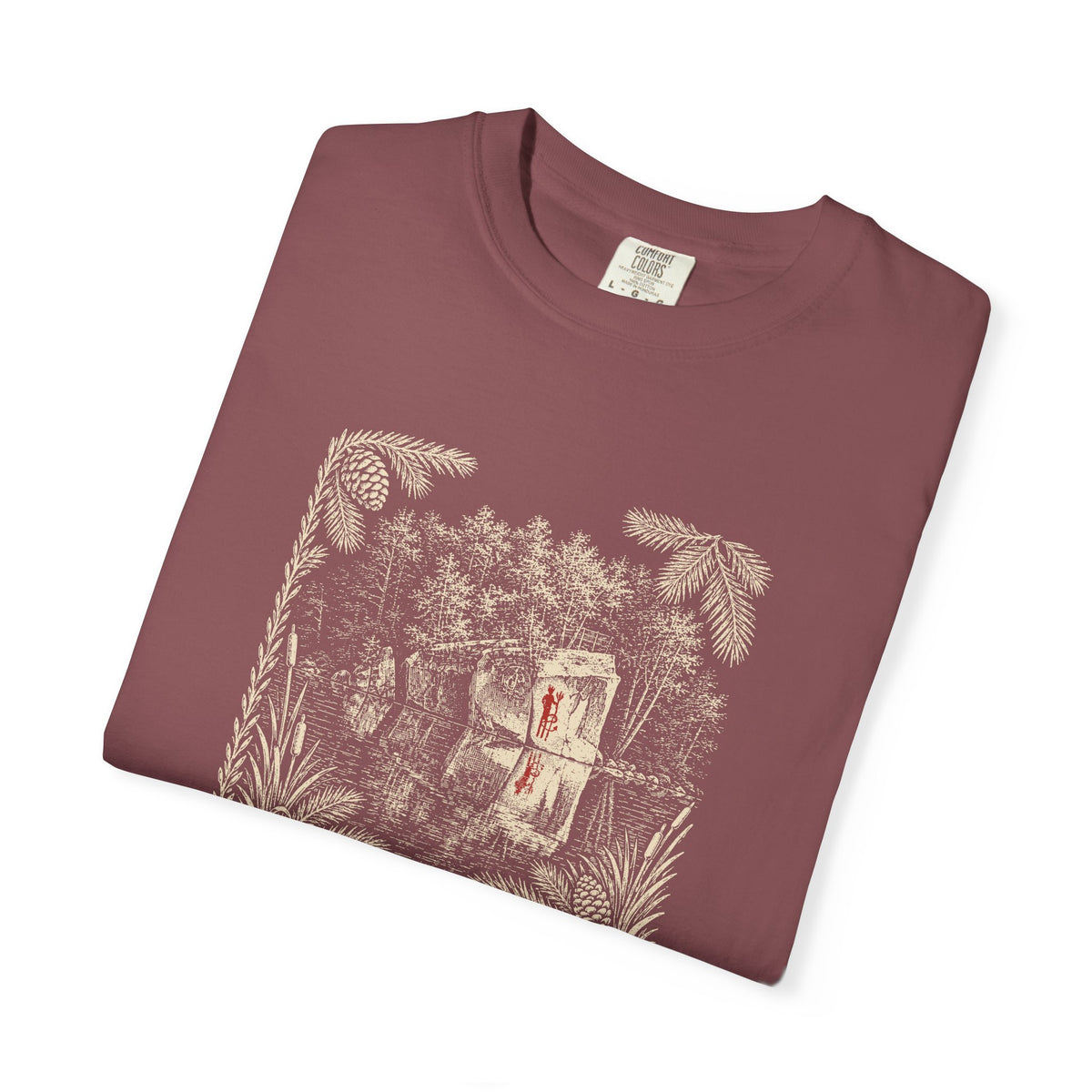 Lake Willoughby  Graphic T-Shirt — 'Devil's Rock' Nautical Tee