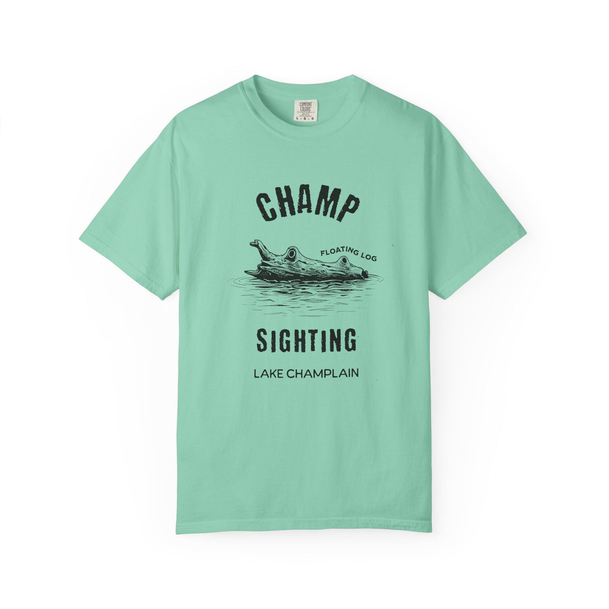 Champ Sighting T-Shirt | Lake Champlain Vermont Cryptid Tee | Funny Vermont Lake Monster Shirt | Comfort Colors Unisex Graphic Tee