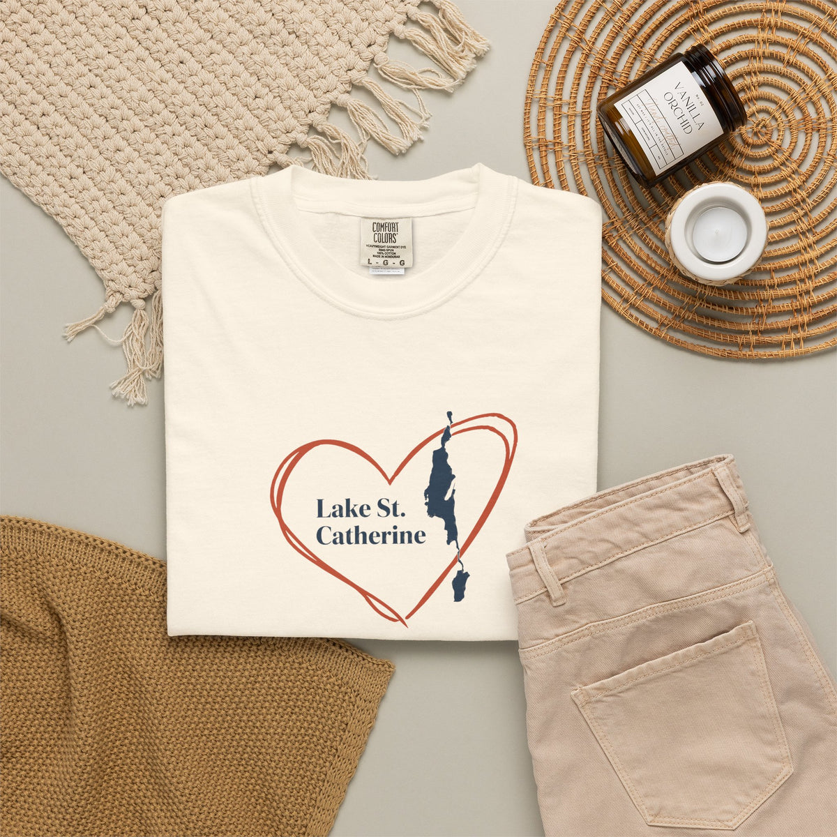 Lake St. Catherine Heart T-Shirt