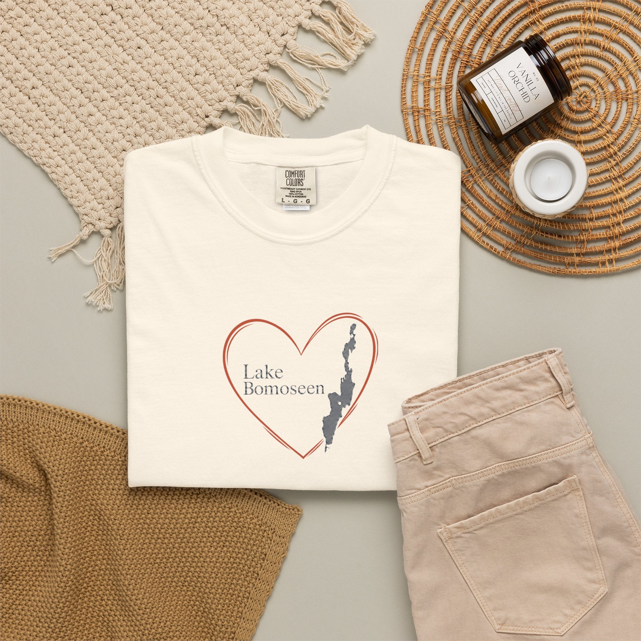 Lake Bomoseen Heart T-Shirt