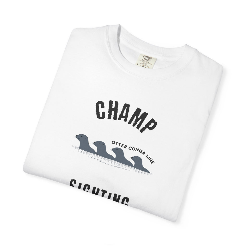 Champ Sighting T-Shirt | Lake Champlain Vermont Otters | Funny Vermont Lake Monster Shirt | Comfort Colors Unisex Graphic Tee