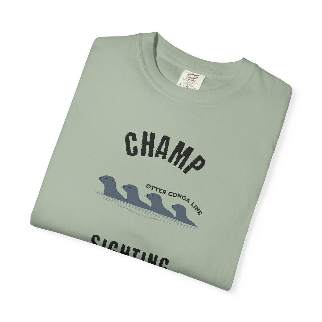 Champ Sighting T-Shirt | Lake Champlain Vermont Otters | Funny Vermont Lake Monster Shirt | Comfort Colors Unisex Graphic Tee